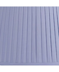 Springcrest Mapo 14" Top x 17" Bottom x 11" High x 11" Slant Lamp Shade Replacement Drum Softback Washer Harp Finial