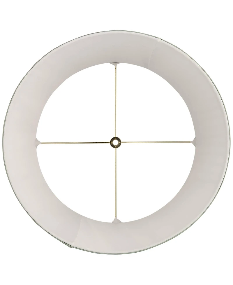 Springcrest Mapo 14" Top x 17" Bottom x 11" High Drum Pleated Washer Lamp Shade Replacement