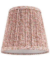 Springcrest Slant Lamp Shade Replacement Set of 8 Shirred Pleated Clip On