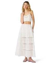 Steve Madden Women's Elisse Loose Fit Maxi Skirt