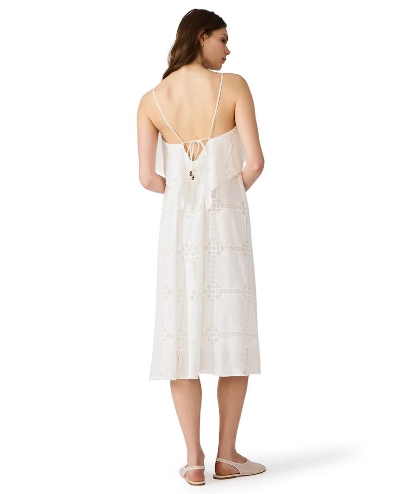 Steve Madden Women's Flavia Square Neck Midi Dress