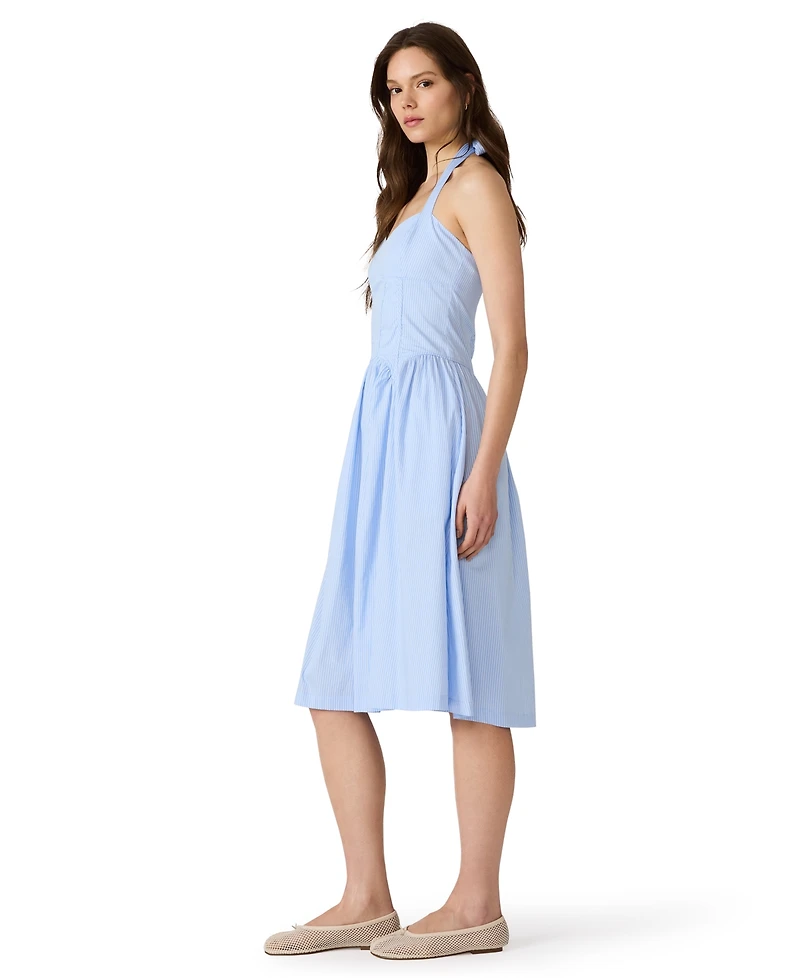 Steve Madden Women's Sweetheart Neck Midi Dress