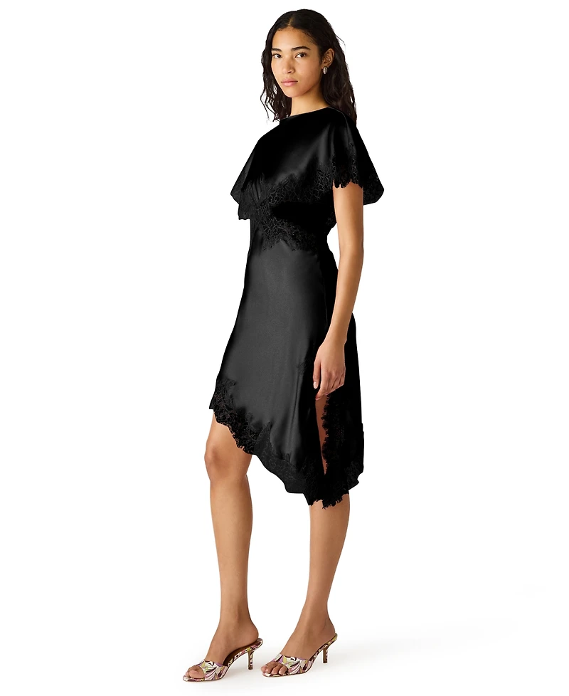 Steve Madden Women's Mayci Boat Neck Midi Dress
