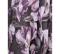 Xscape Petite One-Shoulder Sleeveless Gown