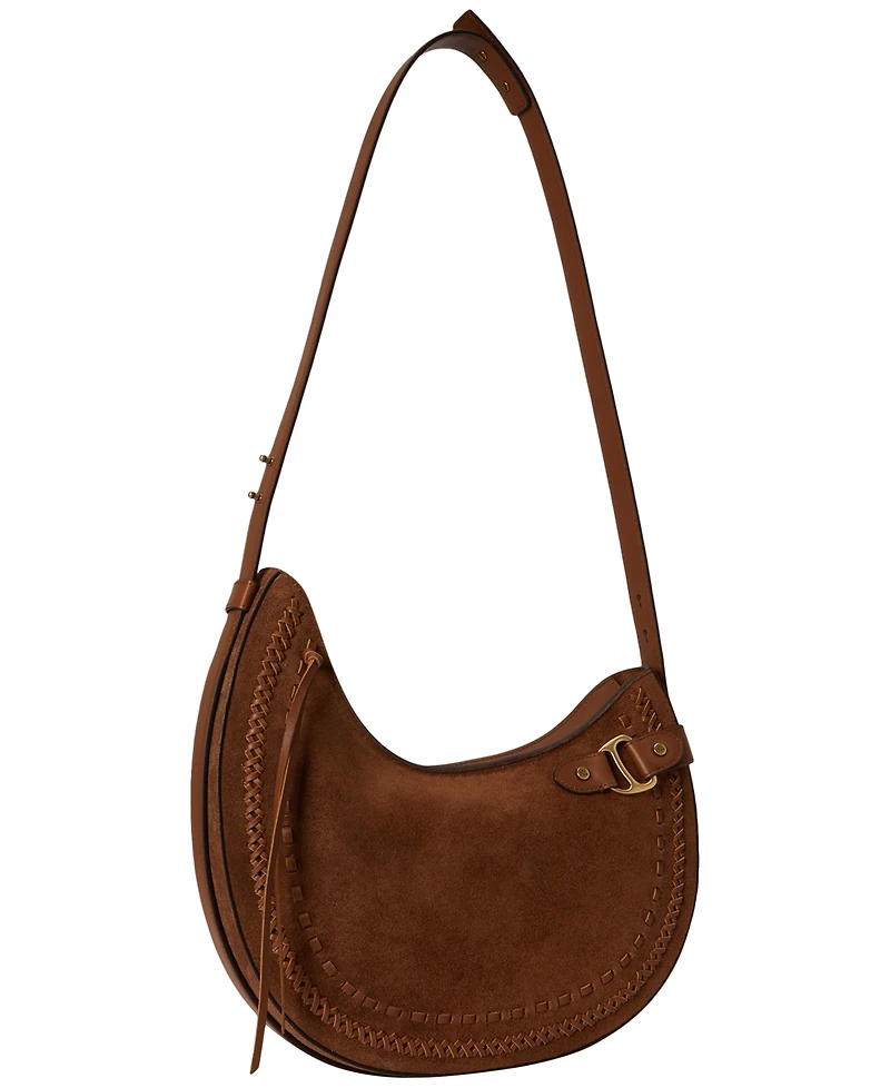 Lauren Ralph Lauren Whipstitched Medium Tasha Shoulder Handbag