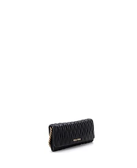 Pre-Owned Miu Miu Small Flap Crossbody Bag Matelasse Leather