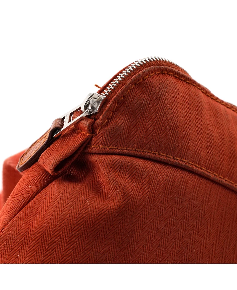Pre-Owned HERMES Gm Bolide Ceinture Balle de Golf Belt Bag Toile and Leather