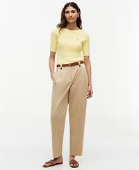 Tommy Hilfiger Women's Boat Neck Short-Sleeve Cotton Sweater
