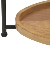 Madison Park Beaumont 2 Tier Oval Coffee Table