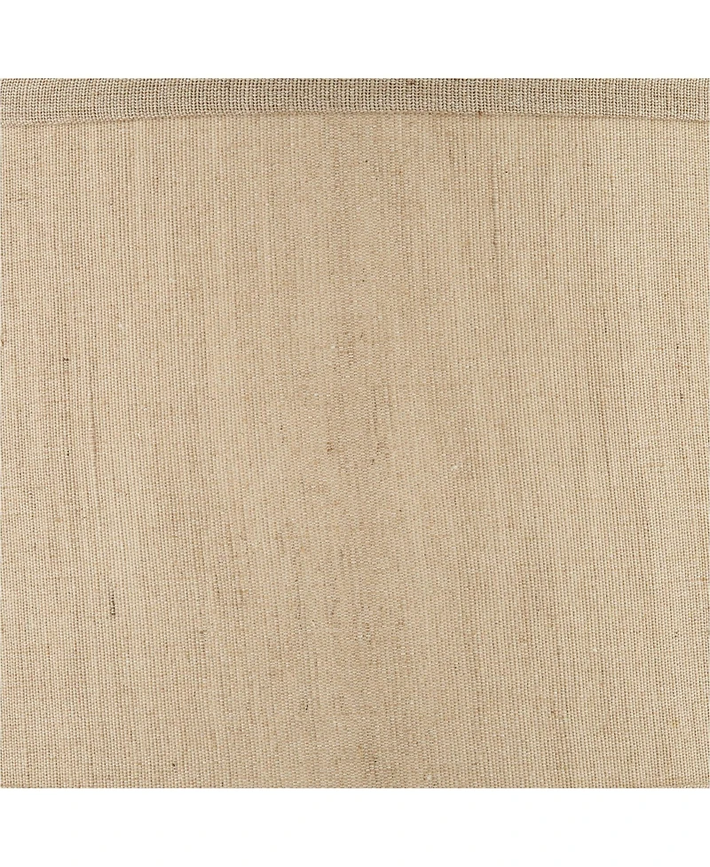 Springcrest Set of 2 Drum Lamp Shades Taupe Medium 15" Top x 16" Bottom x 11" High Spider with Replacement Harp and Finial Fitting