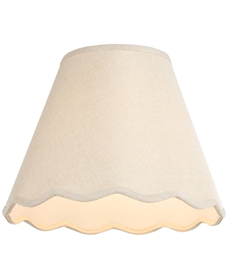 Springcrest Mylie Scallop Empire Shade 6x12x9.5x9 (Spider