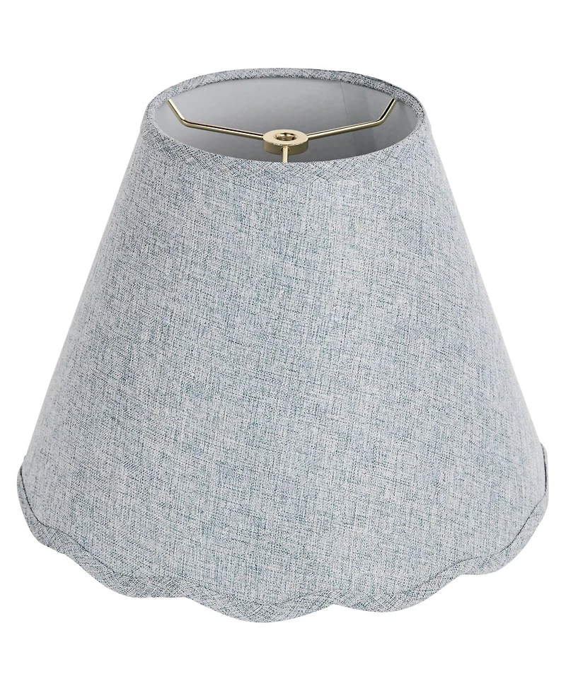 Springcrest Mylie Gunsoke Scallop Empire Shade 6x12x9.5x9 (Spider)