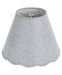 Springcrest Mylie Gunsoke Scallop Empire Shade 6x12x9.5x9 (Spider)