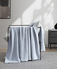 Vera Wang Solid Matelesse Cotton Blanket, Full/Queen