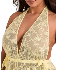 Adore Me Plus Danie Romper Lingerie