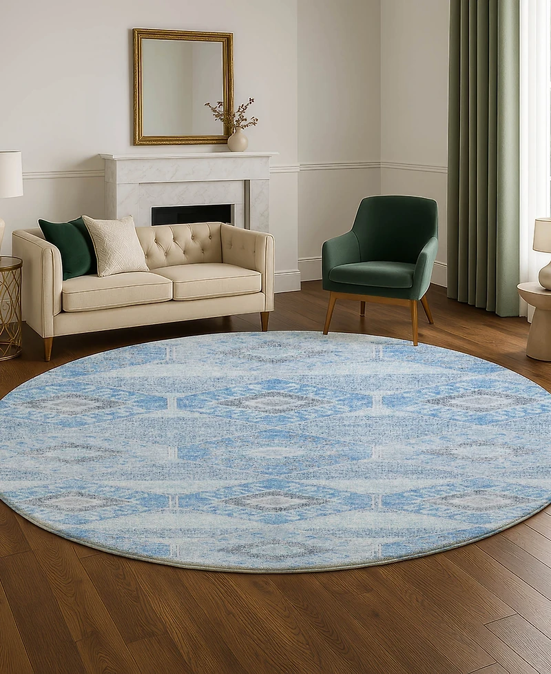 Addison Mayfield AMF1857 8' x 8' Round Area Rug