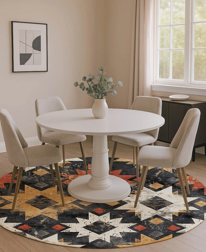 Addison Mayfield AMF1879 8' x 8' Round Area Rug