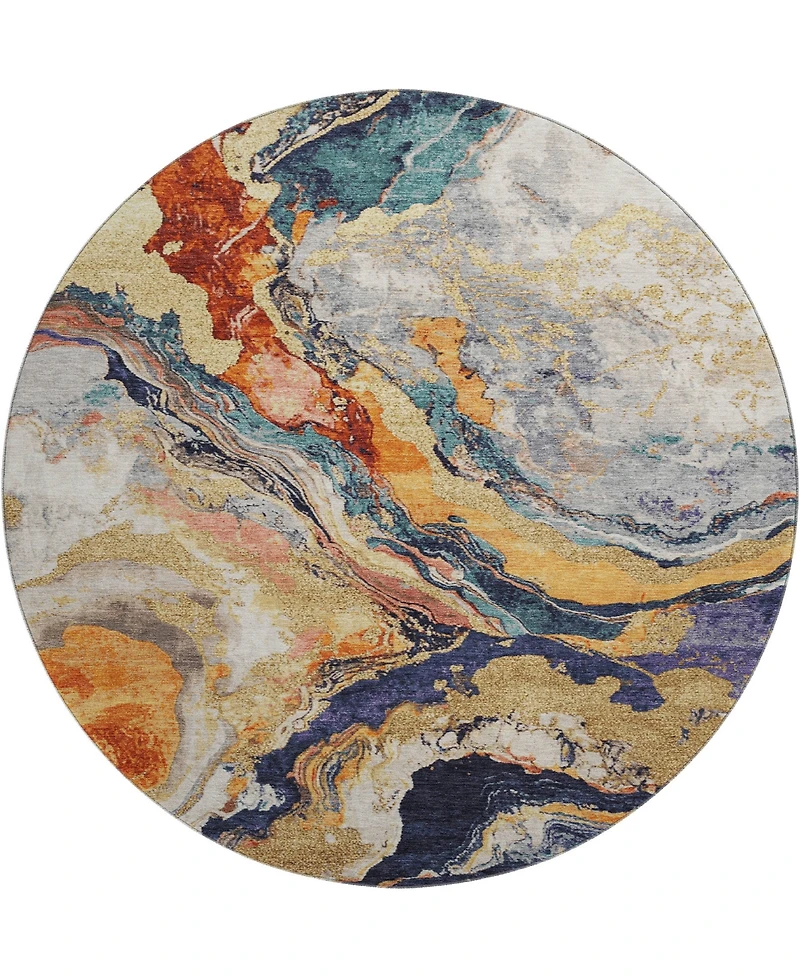 Addison Mayfield AMF1908 8' x 8' Round Area Rug
