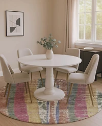 Addison Mayfield AMF1910 8' x 8' Round Area Rug