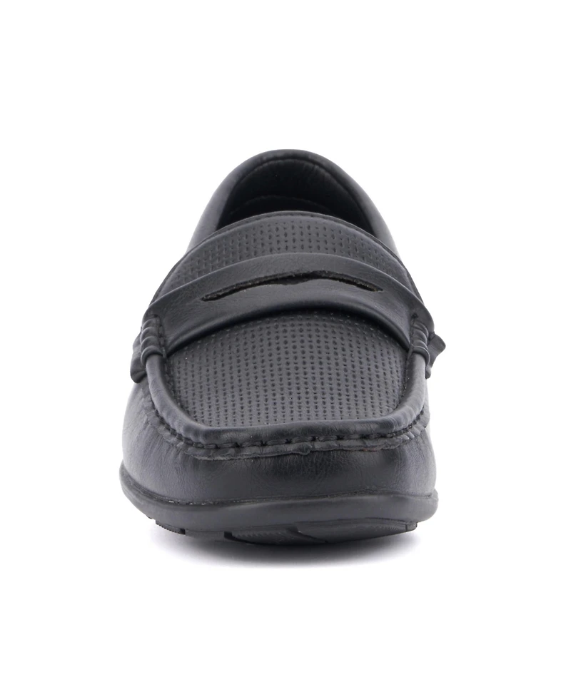 Xray Boys Youth Errol Textured Loafer Dress Shoe