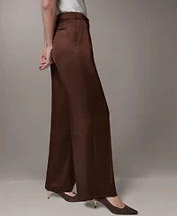 Donna Karan New York Women's High-Rise Wide-Leg Pants