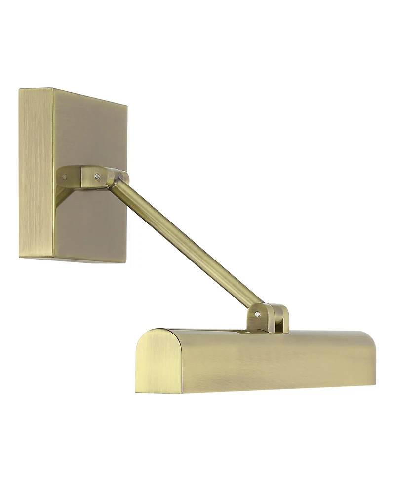 Possini Euro Design Henry 17" High Modern Picture Wall Lamp Light Fixture Mount Living Room Indoor Led Antique Brass