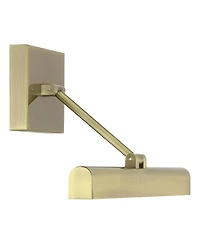 Possini Euro Design Henry 17" High Modern Picture Wall Lamp Light Fixture Mount Living Room Indoor Led Antique Brass