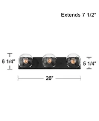 Possini Euro Design Possini Euro Michaelis 26" Wide 3-Light Bath Light