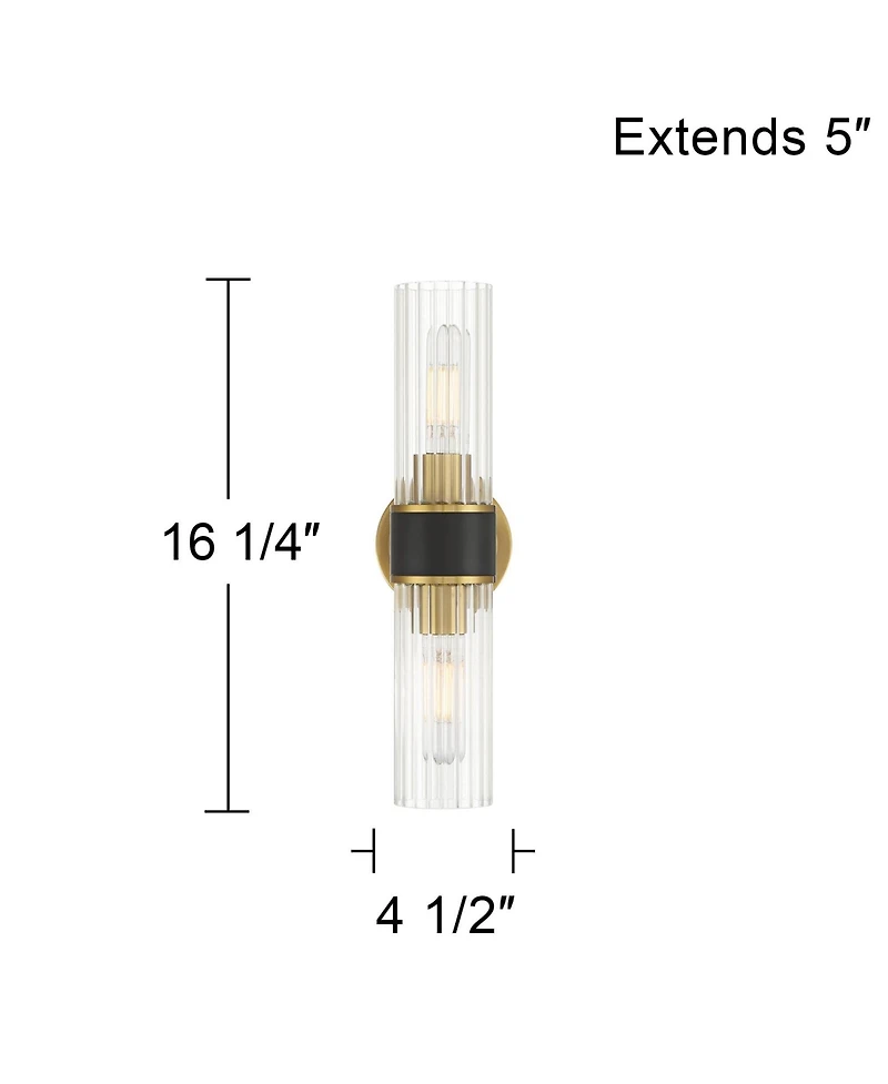 Possini Euro Design Possini Euro Idyl 16 1/4" High Warm 2-Light Bath Light