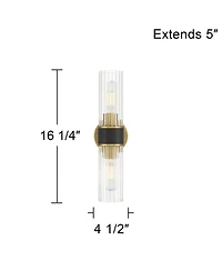 Possini Euro Design Possini Euro Idyl 16 1/4" High Warm 2-Light Bath Light