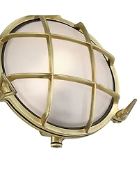 Possini Euro Design Possini Euro Anjali 10"H Bulkhead Outdoor Wall Light Set of 2