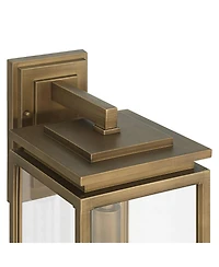 Possini Euro Design Possini Euro Atkins 21 1/4" High Weathered Brass Outdoor Wall Light