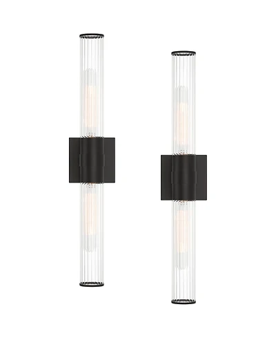 Possini Euro Design Possini Euro Adelina 24 1/4" Wide 2-Light Bath Light Set of 2