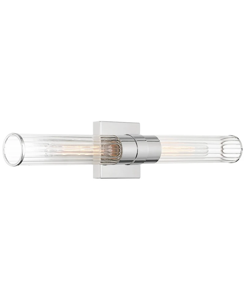 Possini Euro Design Possini Euro Adeline 24 1/4"W Polished Nickel Bath Light Set of 2