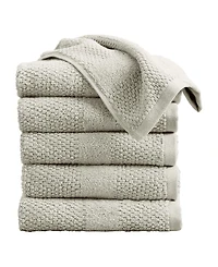 Linery and Co. Cotton Quick Dry 6pk Hand Towel Set