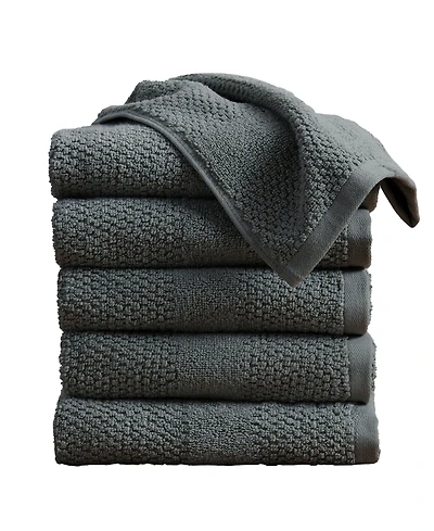 Linery and Co. Cotton Quick Dry 6pk Hand Towel Set