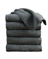 Linery and Co. Cotton Quick Dry 6pk Hand Towel Set