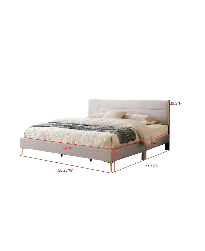 Kings Brand Furniture Verona Contemporary Frame Bed