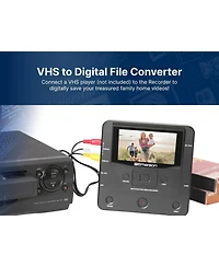 Emerson Emt-1200 Media Recorder with Lcd Screen to Record Videos, Music, and Photos from Phone to Dvd