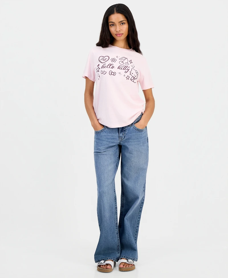 Grayson Threads, The Label Juniors' Hello Kitty Icons Graphic-Print Tee