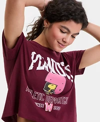 Grayson Threads, The Label Juniors' Woodstock Football Graphic-Print Tee