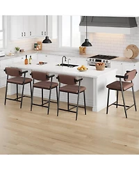 gaomon Set of Counter Stools with Armrest