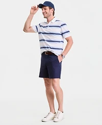 Club Room Men's Team Stripe Pique Polo Shirt, Exclusively at Macy's