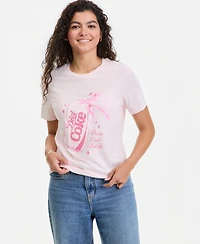 Coca-Cola Juniors' Diet Coke Bow Graphic-Print Tee