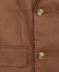 Club Room Men's Double-Breasted Herringbone Linen Blazer, Macy's Exclusive