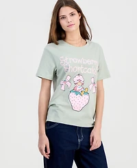 Love Tribe Juniors' Strawberry Shortcake Crewneck Tee
