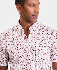 Club Room Men's Short-Sleeve Poplin Shirt, Macy's Exclusive