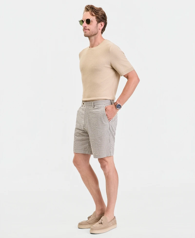 Club Room Men's Seersucker Shorts, Created for Macy's