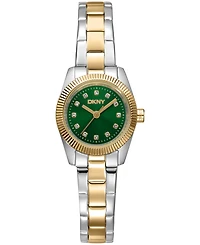 Dkny Women's Mini Quartz Two-Tone Stainless Steel Bracelet Watch 23 mm