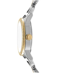 Dkny Women's Open Link Quartz Two-Tone Stainless Steel Bracelet Watch 26mm